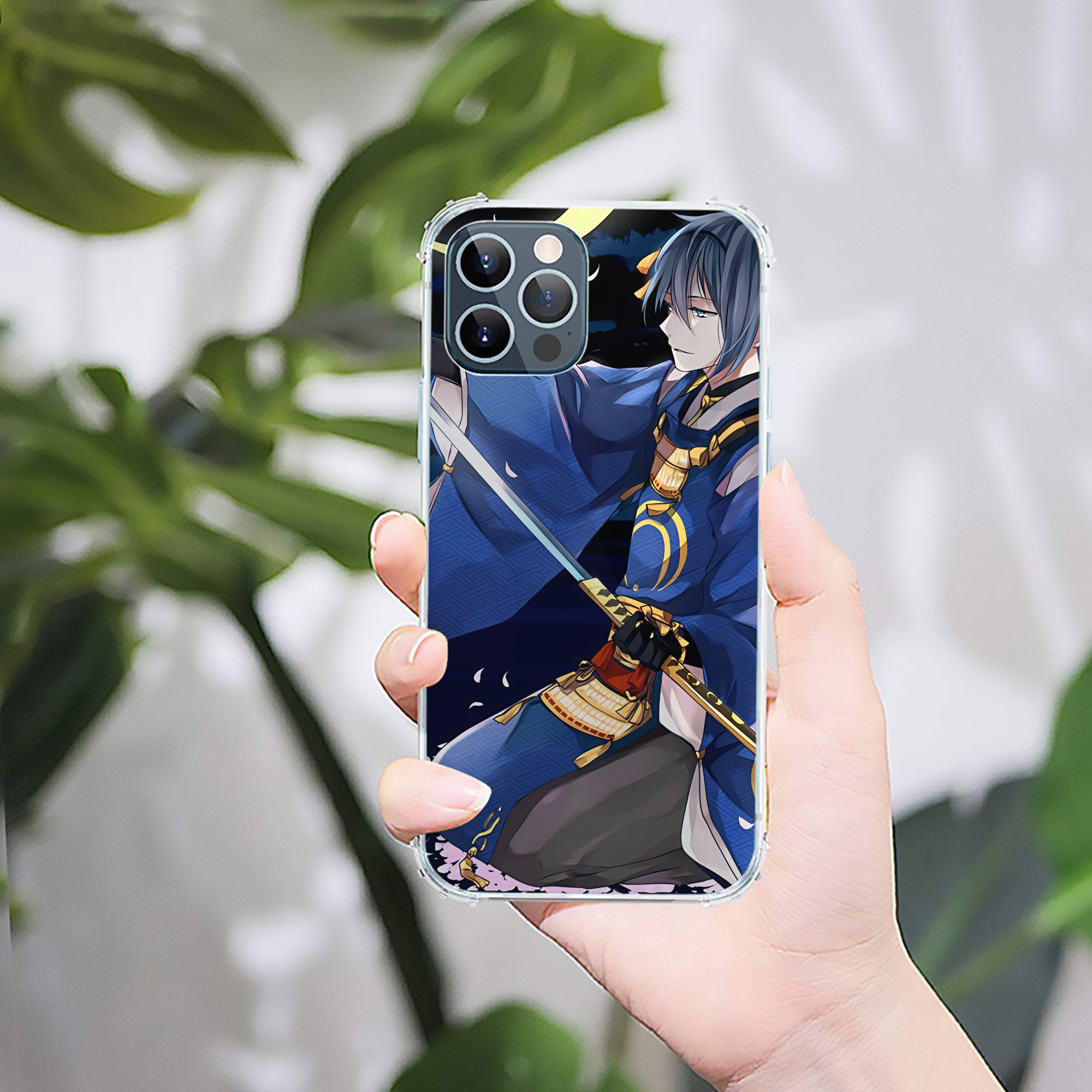 （画像用） 刀剣乱舞 Touken Ranbu 【iPhone 12シリーズ対応】透明スマホケース（クリアソフトケース）